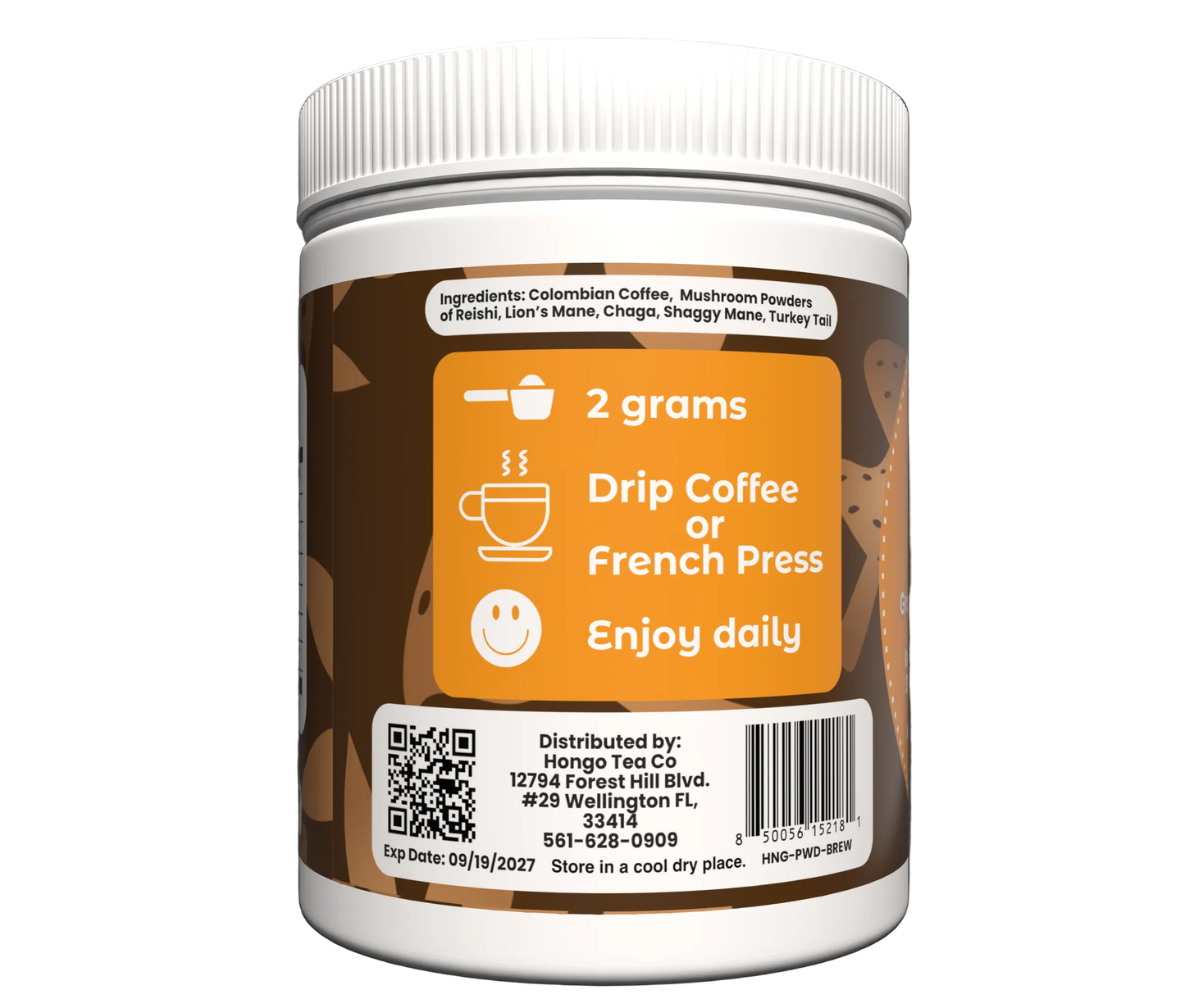 Hongo Power Brew - Mushroom Coffee