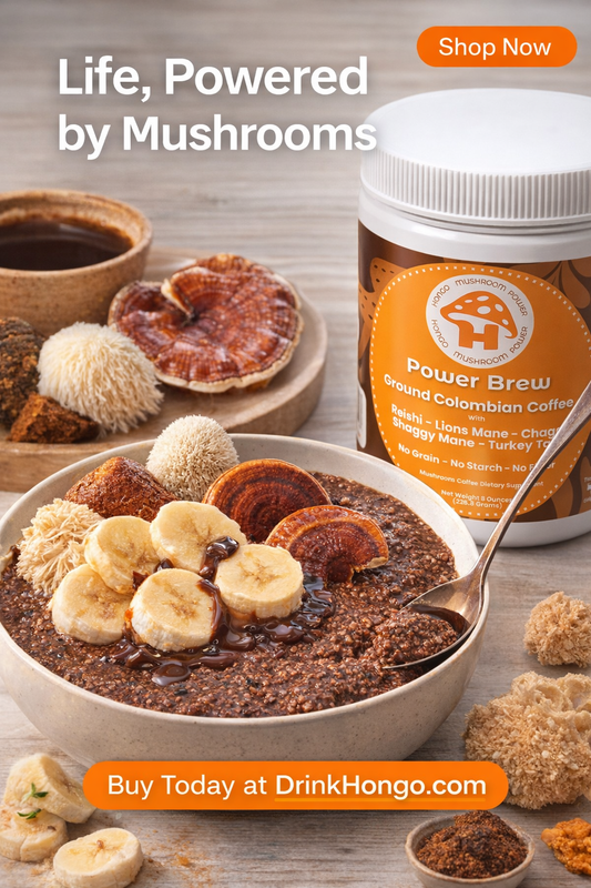 Hongo Power Brew - Mushroom Coffee