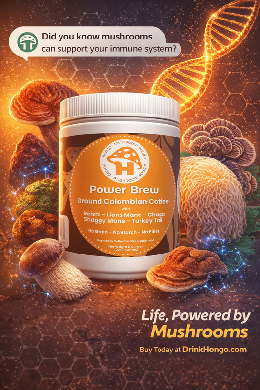 Hongo Power Brew - Mushroom Coffee