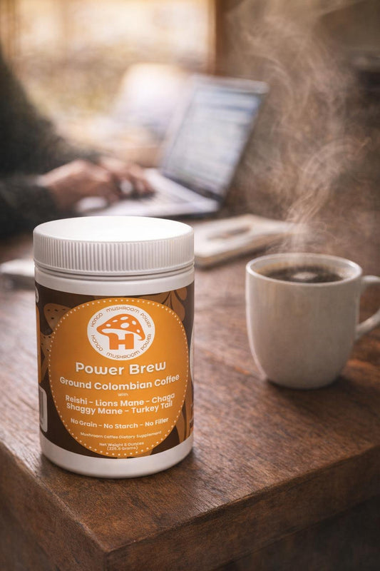Hongo Power Brew - Mushroom Coffee