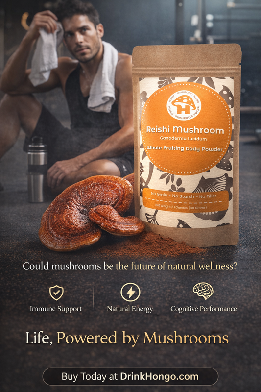 Reishi Whole Fruiting Body Mushroom Powder