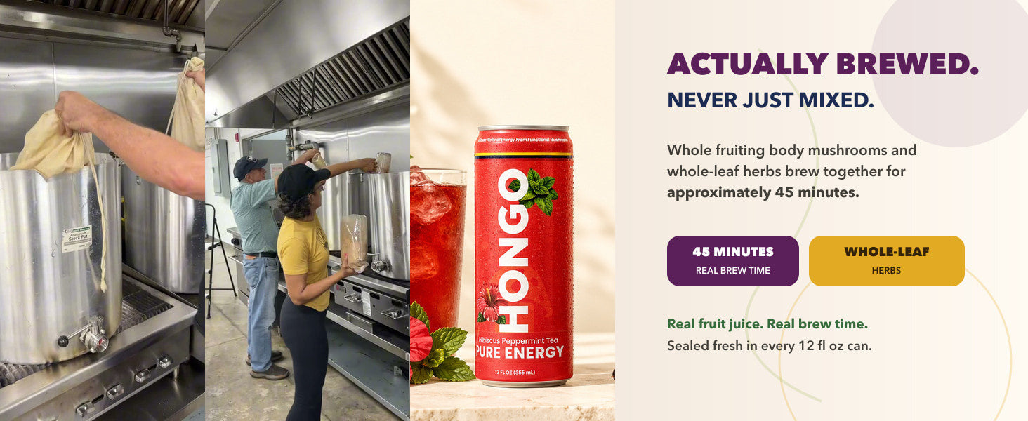 Actually brewed - whole-leaf herbs