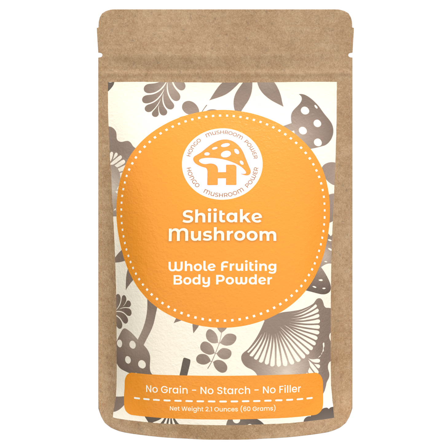 Shiitake Mushroom Whole Fruiting Body Powder