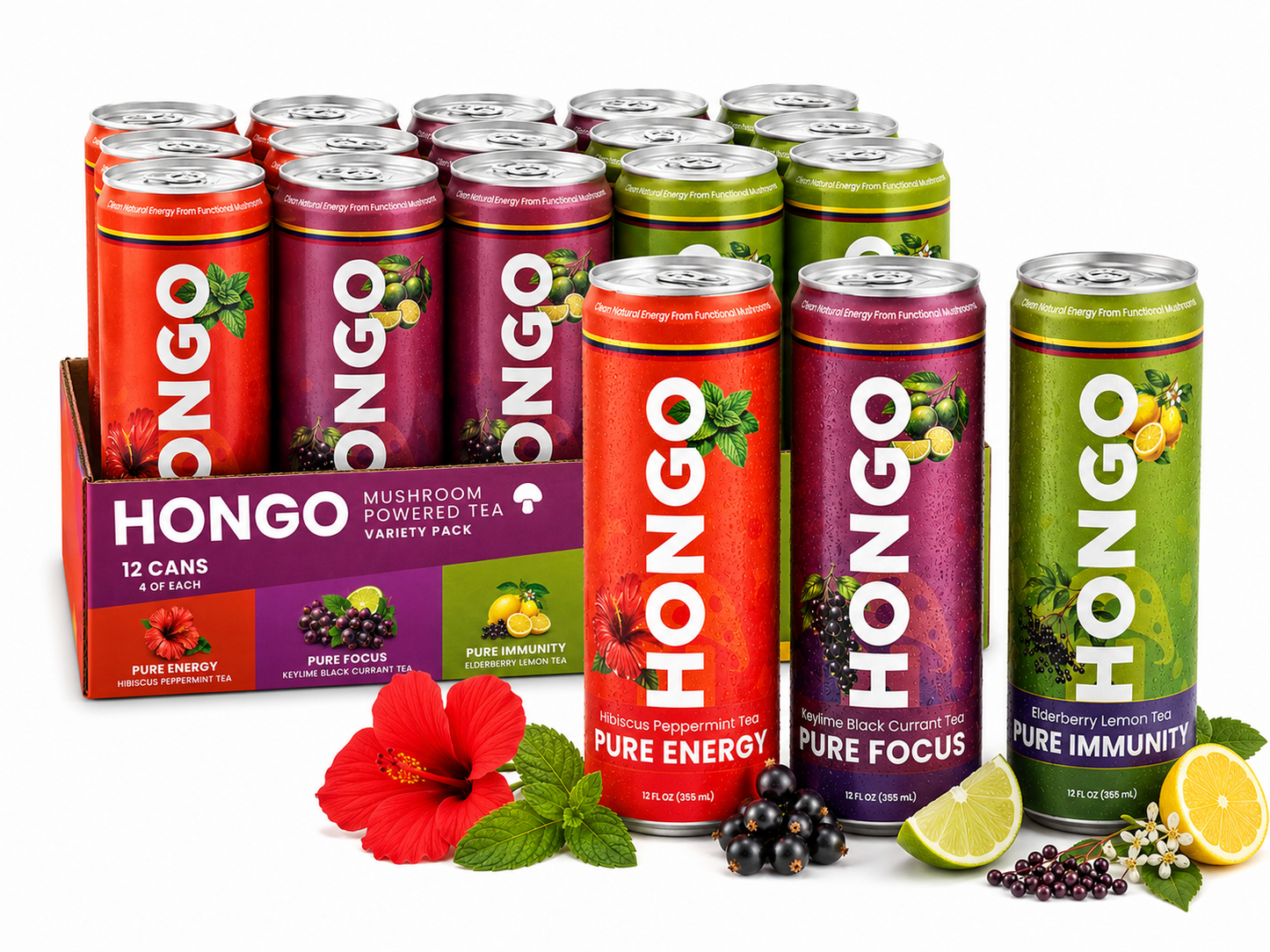 Hongo Vitality Tea Variety Pack