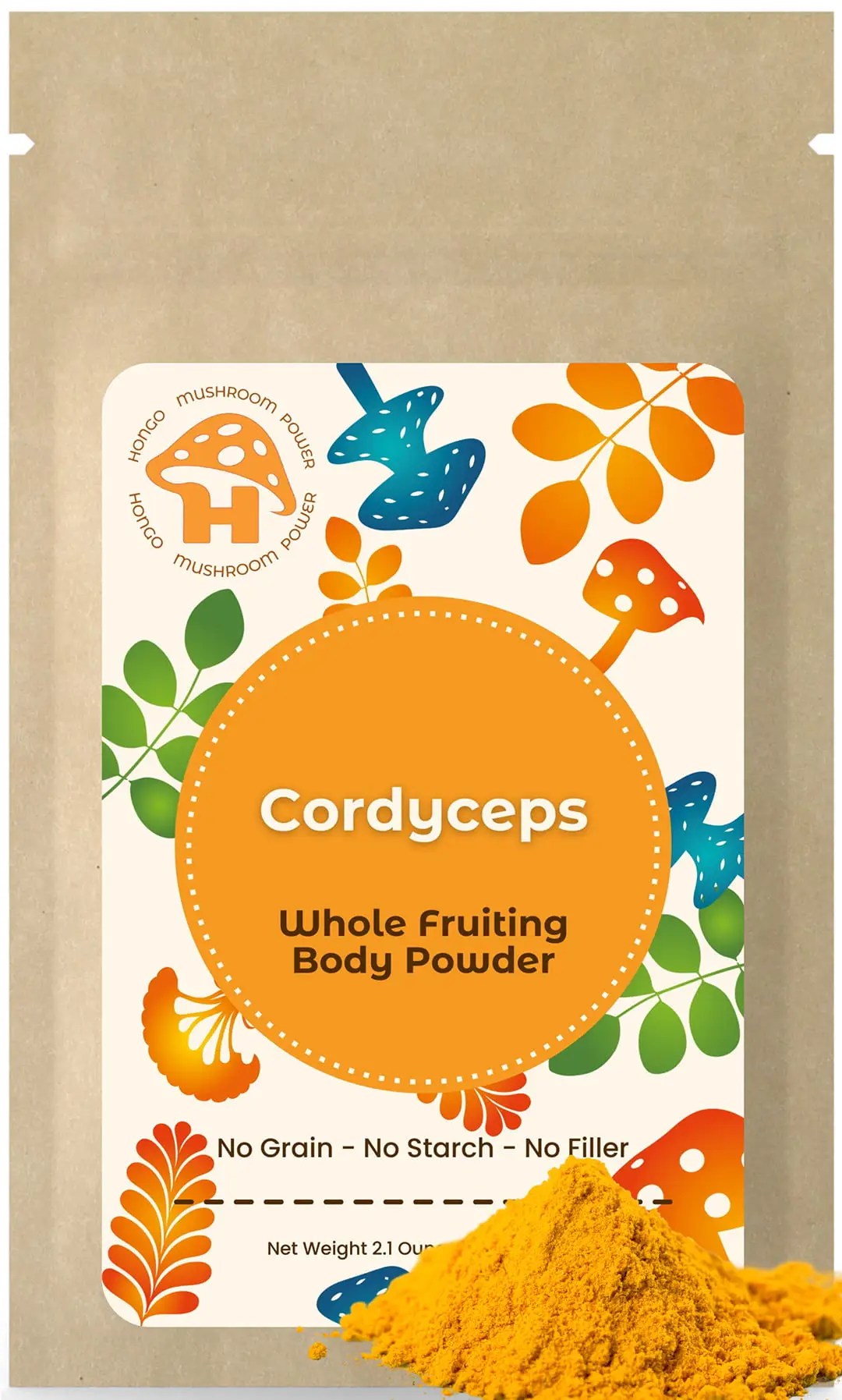 Cordyceps Mushroom Whole Fruiting Body Powder