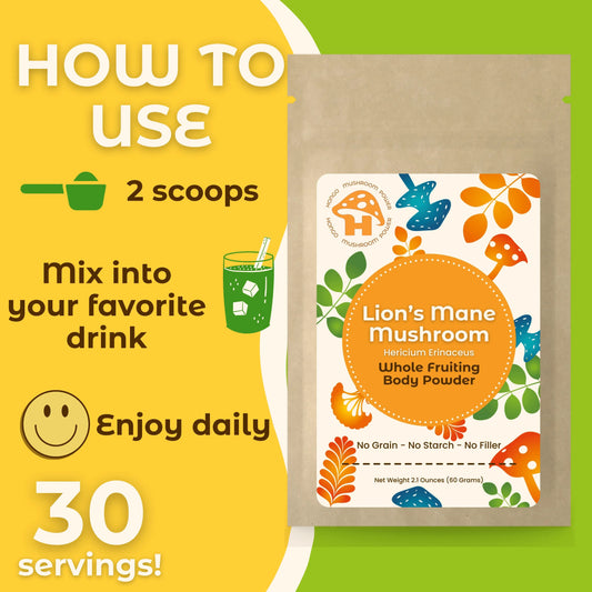 Lion's Mane Mushroom Powder