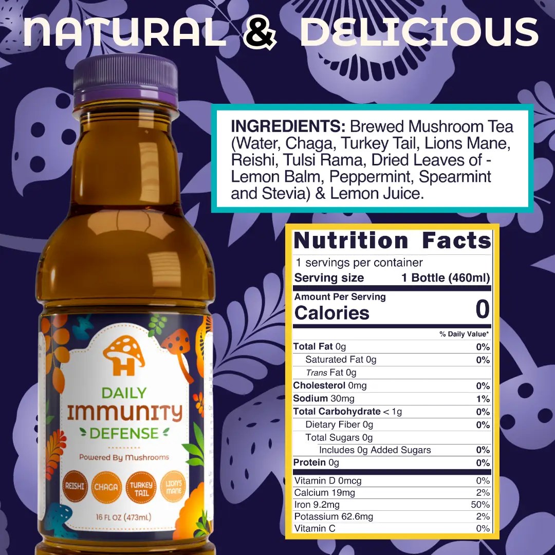 Hongo Daily Immunity Defense 12-Pack