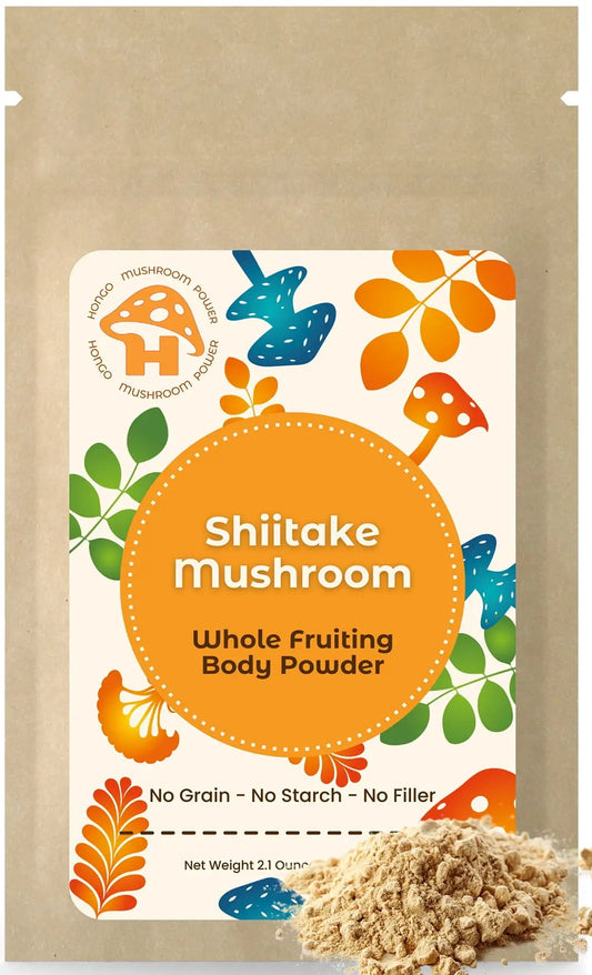 Shiitake Mushroom Whole Fruiting Body Powder